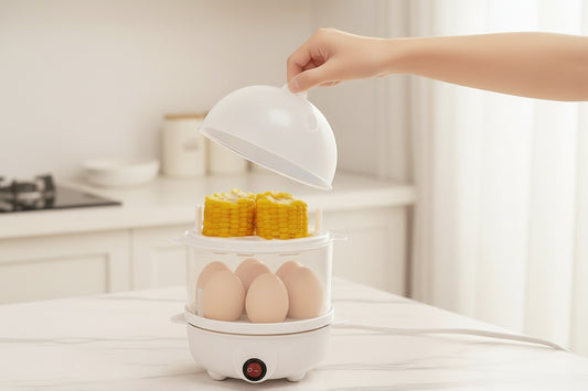 Electric Double Layer Egg Boiler