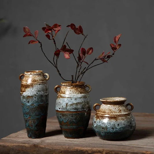 Retro Ceramic Tabletop Vase